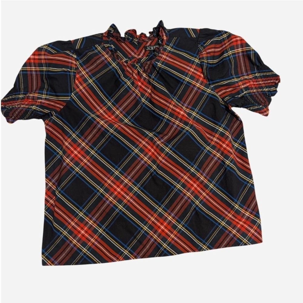 Pre-owned Plaid Women Sh- Red and Blue